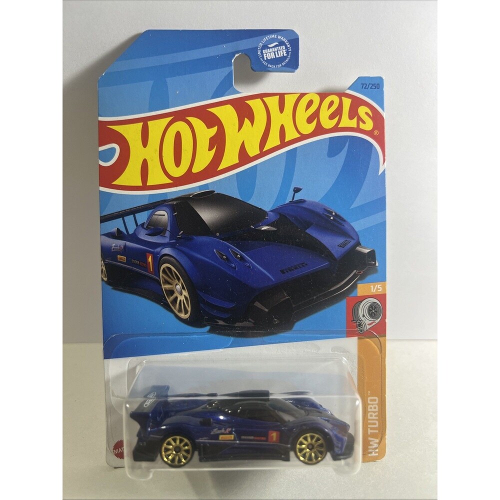 2023 Hot Wheels Hw Turbo 1/5 Pagani Zonda R 1:64 Blue